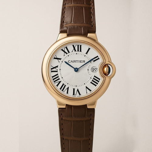 Luxury Ladies Ballon Bleu Be White Dial